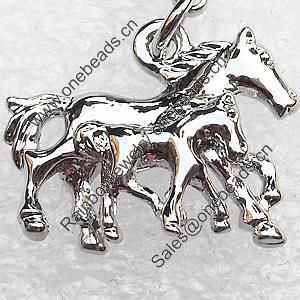 Zinc Alloy Charm/Pendants, Nickel-free & Lead-free, A Grade Animal 20x18mm, Sold by PC