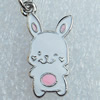 Zinc Alloy Enamel Pendant, Nickel-free & Lead-free, A Grade Animal 24x9mm, Sold by PC  