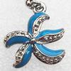 Zinc Alloy Enamel Pendant, Nickel-free & Lead-free, A Grade Animal 23x20mm, Sold by PC  