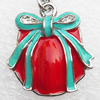 Zinc Alloy Enamel Pendant, Nickel-free & Lead-free, A Grade 23x21mm, Sold by PC  