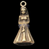 Pendant, Zinc Alloy Jewelry Findings, Lead-free, angel 19x11mm, Sold by Bag