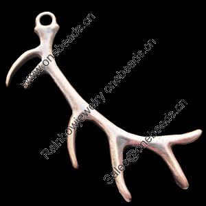 Pendant, Zinc Alloy Jewelry Findings, Lead-free, 57x56mm, Sold by Bag