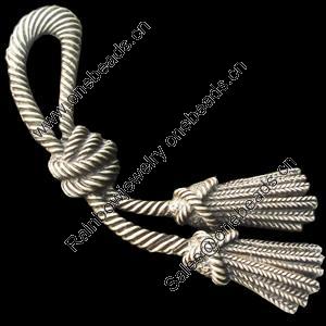 Pendant, Zinc Alloy Jewelry Findings, Lead-free, 85x36mm, Sold by Bag