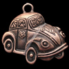 Pendant, Zinc Alloy Jewelry Findings, Lead-free, Car 27x32mm, Sold by Bag