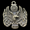 Pendant, Zinc Alloy Jewelry Findings, Lead-free, 26x26mm, Sold by Bag