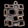 Pendant, Zinc Alloy Jewelry Findings, Lead-free, 30x27mm, Sold by Bag