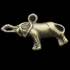 Pendant, Zinc Alloy Jewelry Findings, Lead-free,Animal 14x34mm, Sold by Bag