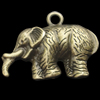Pendant, Zinc Alloy Jewelry Findings, Lead-free,Animal 16x28mm, Sold by Bag