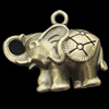 Pendant, Zinc Alloy Jewelry Findings, Lead-free,Animal 19x30mm, Sold by Bag