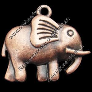 Pendant, Zinc Alloy Jewelry Findings, Lead-free,Animal 22x29mm, Sold by Bag