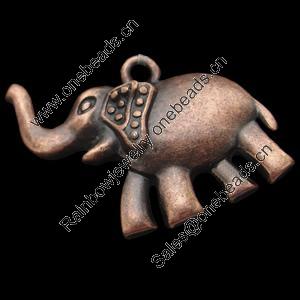 Pendant, Zinc Alloy Jewelry Findings, Lead-free,Animal 26x29mm, Sold by Bag