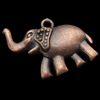 Pendant, Zinc Alloy Jewelry Findings, Lead-free,Animal 26x29mm, Sold by Bag