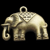 Pendant, Zinc Alloy Jewelry Findings, Lead-free,Animal 19x30mm, Sold by Bag