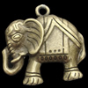 Pendant, Zinc Alloy Jewelry Findings, Lead-free,Animal 23x28mm, Sold by Bag