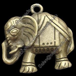 Pendant, Zinc Alloy Jewelry Findings, Lead-free,Animal 23x28mm, Sold by Bag