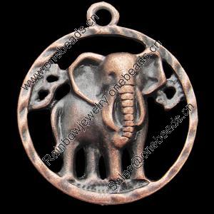 Pendant, Zinc Alloy Jewelry Findings, Lead-free,Animal 228x28mm, Sold by Bag