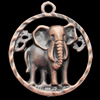 Pendant, Zinc Alloy Jewelry Findings, Lead-free,Animal 228x28mm, Sold by Bag