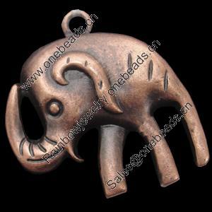 Pendant, Zinc Alloy Jewelry Findings, Lead-free,Animal 28x30mm, Sold by Bag