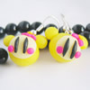 Handmade Fimo Earring, Bead size:10-15mm, Sold by Dozen 