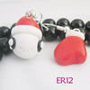 Handmade Fimo Earring, Bead size:10-15mm, Sold by Dozen 