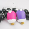 Handmade Fimo Earring, Bead size:10-15mm, Sold by Dozen 