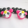 Handmade Fimo Earring, Bead size:10-15mm, Sold by Dozen 