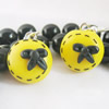 Handmade Fimo Earring, Bead size:10-15mm, Sold by Dozen 