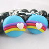 Handmade Fimo Earring, Bead size:10-15mm, Sold by Dozen 