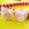 Handmade Fimo Earring, Bead size:10-15mm, Sold by Dozen 