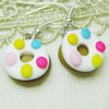 Handmade Fimo Earring, Bead size:10-15mm, Sold by Dozen 