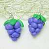 Handmade Fimo Earring, Bead size:10-15mm, Sold by Dozen 