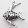 Hollow Bali Pendant Zinc Alloy Jewelry Findings, Lead-free, Animal 25x30mm, Sold by Bag