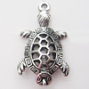 Hollow Bali Pendant Zinc Alloy Jewelry Findings, Lead-free, Animal 20x37mm, Sold by Bag