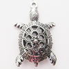 Hollow Bali Pendant Zinc Alloy Jewelry Findings, Lead-free, Animal 40x26mm, Sold by Bag