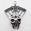 Hollow Bali Pendant Zinc Alloy Jewelry Findings, Lead-free, Head 35x46mm, Sold by Bag