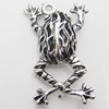 Hollow Bali Pendant Zinc Alloy Jewelry Findings, Lead-free, Animal 21x35mm, Sold by Bag