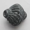 Hollow Bali Beads Zinc Alloy Jewelry Findings, Lead-free, 16x19mm, Sold by Bag