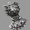 Hollow Bali Pendant Zinc Alloy Jewelry Findings, Lead-free, Animal 27x40mm, Sold by Bag