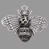 Hollow Bali Pendant Zinc Alloy Jewelry Findings, Lead-free, Animal 48x57mm, Sold by Bag