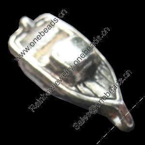 Pendant, Zinc Alloy Jewelry Findings, Lead-free,boat 5x13mm, Sold by Bag