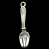 Pendant, Zinc Alloy Jewelry Findings, Lead-free,fork 5.5x26mm, Sold by Bag