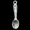 Pendant, Zinc Alloy Jewelry Findings, Lead-free,scoop 5x24mm, Sold by Bag