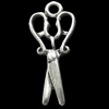 Pendant, Zinc Alloy Jewelry Findings, Lead-free,forfex 11x26mm, Sold by Bag