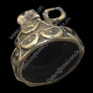 Pendant, Zinc Alloy Jewelry Findings, Lead-free, 11x10mm, Sold by Bag