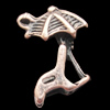 Pendant, Zinc Alloy Jewelry Findings, Lead-free, 17x16mm, Sold by Bag