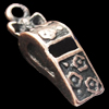 Pendant, Zinc Alloy Jewelry Findings, Lead-free, 16x6mm, Sold by Bag
