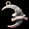 Pendant, Zinc Alloy Jewelry Findings, Lead-free, 20x18mm, Sold by Bag