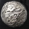 Beads, Zinc Alloy Jewelry Findings, Lead-free, Round 20mm, Sold by Bag 