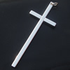 Zinc Alloy Pendant, Nickel-free & Lead-free, Cross, 29x75mm, Hole:5mm, Sold by PC 