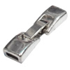 Clasps, Zinc Alloy Jewelry Findings Lead-free, 10x35mm, Hole:6x2mm, Sold by Bag 